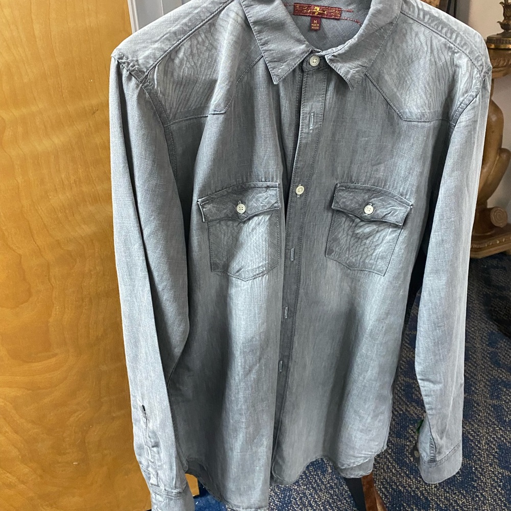 7 For All Mankind Button Up View 2